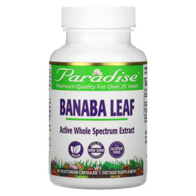 Buy Banaba Leaf 60 Veggie Caps Paradise Herbs Online, UK Delivery, Herbal Remedy Natural Treatment Diet Weight Loss