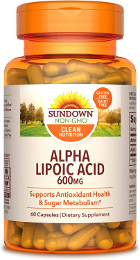 UK Buy Super Alpha Lipoic Acid 600 mg 60 Caps Rexall Sundown