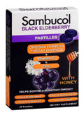 Buy Black Elderberry Pastilles with Honey 20 Pastilles Sambucol Online, UK Delivery, Throat Care Spray