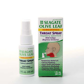 Buy Olive Leaf Throat Spray Raspberry Spearmint 1 oz (30 ml) Seagate Online, UK Delivery, Homeopathic
