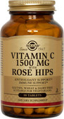 Buy Vitamin C with Rose Hips 1500mg 90 Tabs Solgar Online, UK Delivery, Vitamin C Bioflavonoids Rosehips