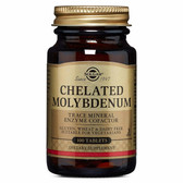 Buy Chelated Molybdenum 100 Tabs Solgar Online, UK Delivery, Gluten Free Antioxidant