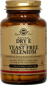 Buy Natural Dry E with Yeast Free Selenium 100 Veggie Caps Solgar Online, UK Delivery, Antioxidant