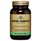 Buy Super Ginkgo 120 Veggie Caps Solgar Online, UK Delivery, Herbal Remedy Natural Treatment