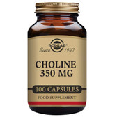 Buy Choline 350 mg 100 Veggie Caps Solgar Online, UK Delivery, Choline Vitamins