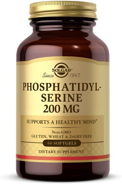 Buy Phosphatidylserine 200 mg 60 sGels Solgar Online, UK Delivery,