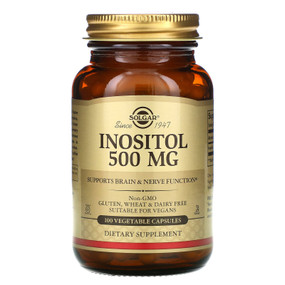 Buy Inositol 500 mg 100 Veggie Caps Solgar Online, UK Delivery, Vitamin B