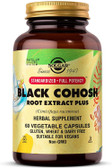 Buy Black Cohosh Root Extract Plus 60 Veggie Caps Solgar Online, UK Delivery, Women's Supplements Black Cohosh Menopause Symptoms Treatment Mood Swings Remedy Night Sweating Relief