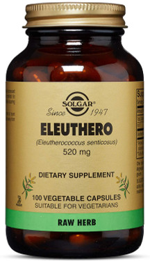 Buy Eleuthero 520 mg 100 Veggie Caps Solgar Online, UK Delivery, Cold Flu Remedy Relief Viral Treatment Ginseng Eleuthero Immune Support