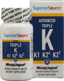 Buy Advanced Triple K 30 MicroLingual Instant Dissolve Tabs Superior Source Online, UK Delivery, Vitamin K