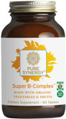 Buy Organic Super B-Complex 60 Veggie Tabs The Synergy Company Online, UK Delivery, Vitamin B Complex