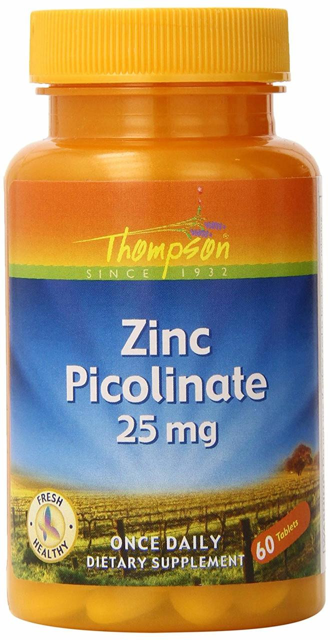 Buy Zinc Picolinate 25 mg 60 Tabs Thompson Online, UK Delivery