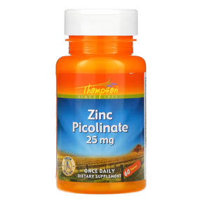 Buy Zinc Picolinate 25 mg 60 Tabs Thompson Online, UK Delivery, Mineral Supplements