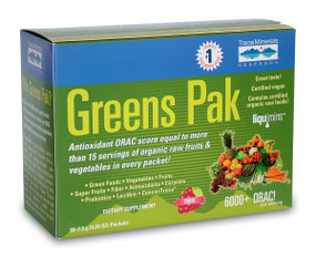 Buy Greens Pak Berry 30 Packets 0.26 oz (7.5 g) Each Trace Minerals Research Online, UK Delivery, Green Foods Superfoods