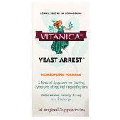 Buy Yeast Arrest Support 14 Suppositories Vitanica Online, UK Delivery
