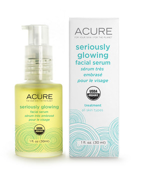 Seriously Glowing Facial Serum 1 oz (30 ml) Acure Organics
