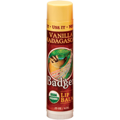 Buy Organic Lip Balm Vanilla Madagascar .15 oz (4.2 g) Badger Company Online, UK Delivery, Lip Balms