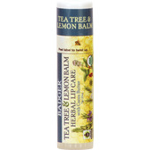 Buy Tea Tree & Lemon Balm Herbal Lip Care with Cocoa Butter .25 oz (7 g) Badger Company Online, UK Delivery, Lip Balms