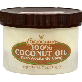 Buy 100% Coconut Oil 7 oz (198 g) Cococare Online, UK Delivery, Sunburn Sun Protection