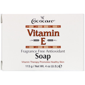 Buy Vitamin E Soap Fragrance Free Antioxidant 4 oz. (113 g) Cococare Online, UK Delivery, Vitamin E