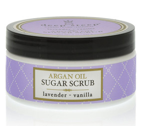 Buy Argan Oil Sugar Scrub Lavender - Vanilla 8 oz (226 g) Deep Steep Online, UK Delivery, Vegan Cruelty Free Product