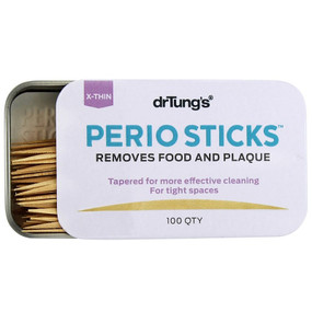 Buy Perio Sticks Plaque Removers X-Thin 100 Sticks Dr. Tung's Online, UK Delivery, Dental Care Oral Hygiene Products