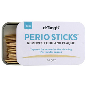 Buy Perio Sticks Plaque Removers Thin 80 Sticks Dr. Tung's Online, UK Delivery, Dental Care Oral Hygiene 