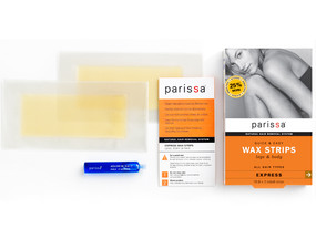 Buy Quick & Easy Wax Strips Legs & Body 16 (8 Two-Sided) Strips Parissa Online, UK Delivery, Shaving Wax Strips Hair Removal