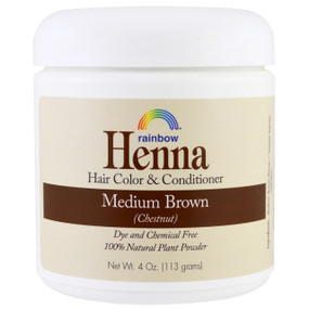 Henna 100% Botanical Hair Color and Conditioner Persian Medium Brown (Chestnut) 4 oz (113 g)