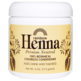 Buy Henna 100% Botanical Colorless Conditioner Persian Neutral 4 oz (113 g) Rainbow Research Online, UK Delivery, Hair Conditioners