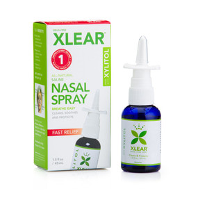 Buy Xylitol Saline Nasal Spray Fast Relief 1.5 oz (45 ml) Xlear (Xclear) Online, UK Delivery, Nasal Wash Congestion Relief Remedies Respiratory Health