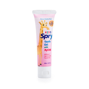 Buy Kid's Spry Tooth Gel with Xylitol Natural Bubble Gum 2.0 oz (60 ml) Xlear (Xclear) Online, UK Delivery, Oral Teeth Dental Care Xylitol