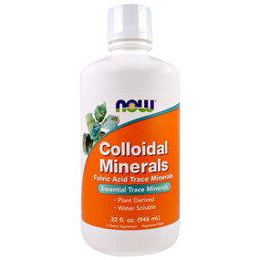 Buy UK Colloidal Minerals Original 32 oz, Now Foods Minerals