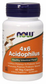 Buy Acidophilus 4 X 6 Billion 60 Caps Now Foods, Digestion