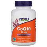 CoQ10 30 mg, 240 Caps, Now Foods