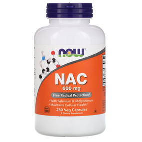 UK Buy NAC-Acetyl Cysteine 600 mg, 250 Caps, Now Foods