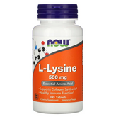 UK Buy Now Foods Lysine, 500 mg 100 Tabs
