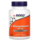 UK Buy Phenylalanine 500 mg 120 Caps, Now Foods, Mood