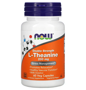 UK Buy Theanine 200 mg, 60 Caps, Now Foods