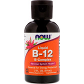 Now Foods, Vitamin B-12 Liquid, B-Complex 2 oz