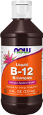 B-12 Liquid B-Complex 8 oz Now Foods Vitamins, Energy