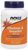 Choline & Inositol 250 mg 100 Caps Now Foods