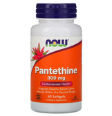UK buy Now Foods, Panthetine, 300 mg, 60 Softgels 