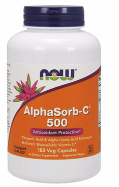 AlphaSorb-C 500 mg 180 Caps, Now Foods, Antioxidant