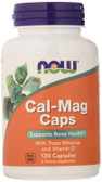 UK Buy Calcium Magnesium, 120 Caps, Now Foods, Bones