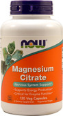UK Buy Magnesium Citrate, 120 Caps, Now Foods