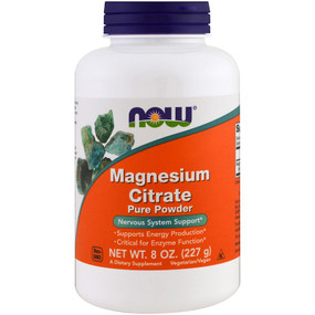 Magnesium Citrate, 8 oz, Now Foods