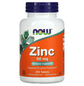 Uk Buy Now Foods Zinc Gluconate, 50mg, 250 Tabs, Immune