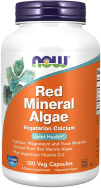UK buy Red Mineral Algae 180 vCaps (Aquamin), Now Foods