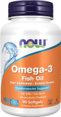 Molecular Distilled Omega-3 90 Softgels, Now Foods